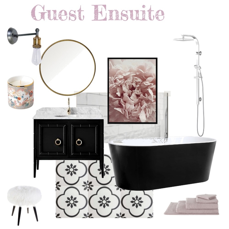 Guest Ensuite (Black) Mood Board by aphraell on Style Sourcebook