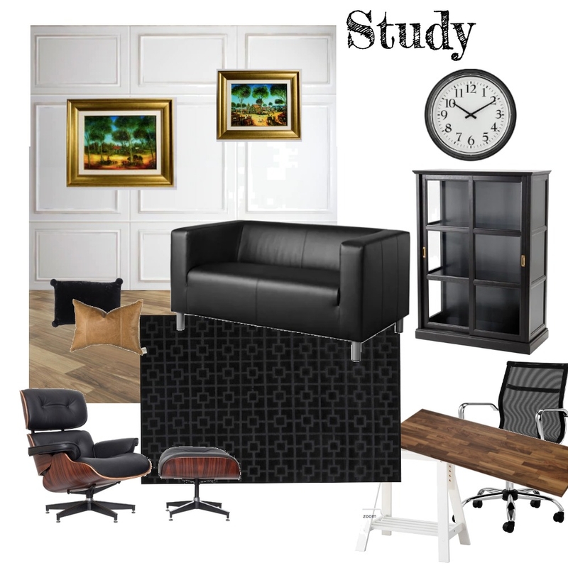 Study (Black) Mood Board by aphraell on Style Sourcebook