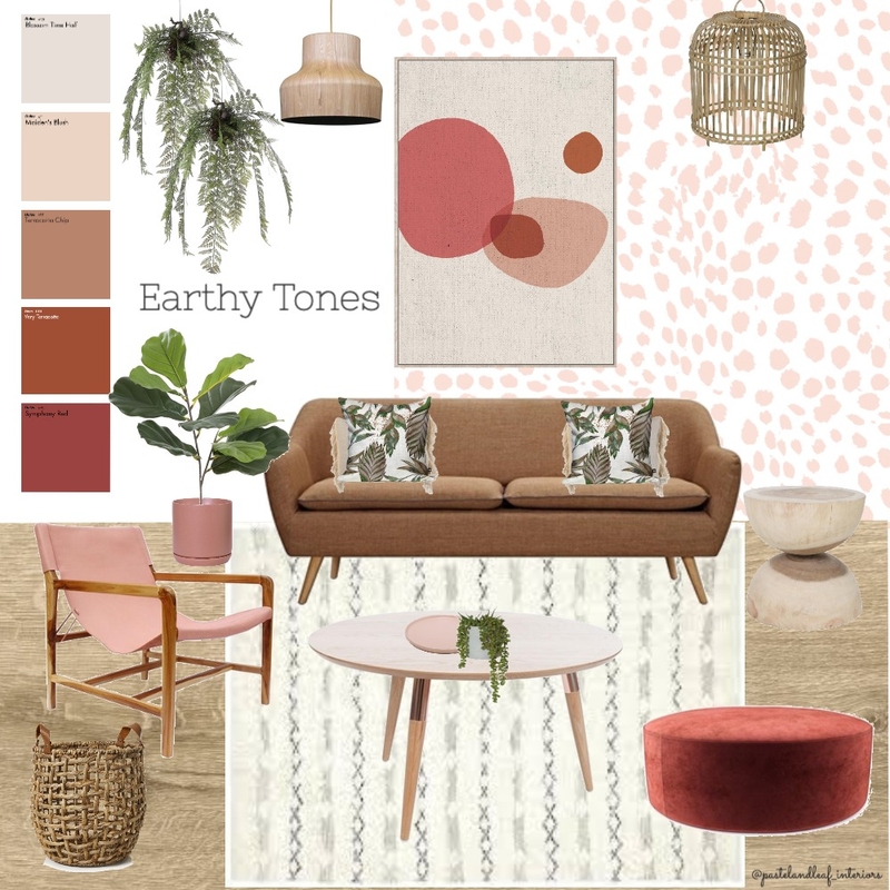 Earthy Tones Mood Board by Pastel and Leaf Interiors on Style Sourcebook