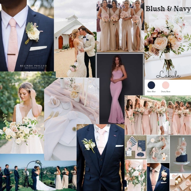 Blush &amp; Navy Mood Board by Lakula Healthy Homes on Style Sourcebook