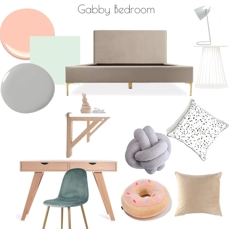 Gabby Bedroom Mood Board by caitsroom on Style Sourcebook