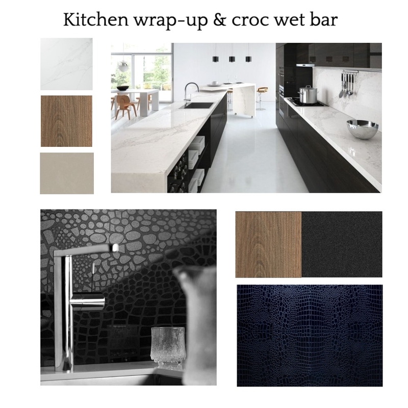 Kitchen wrap-up &amp; croc wet bar Mood Board by Max-interior on Style Sourcebook