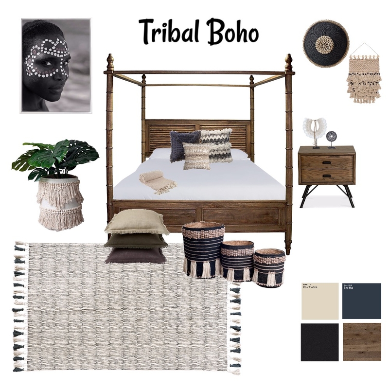 tribal boho Mood Board by imogenmanning on Style Sourcebook