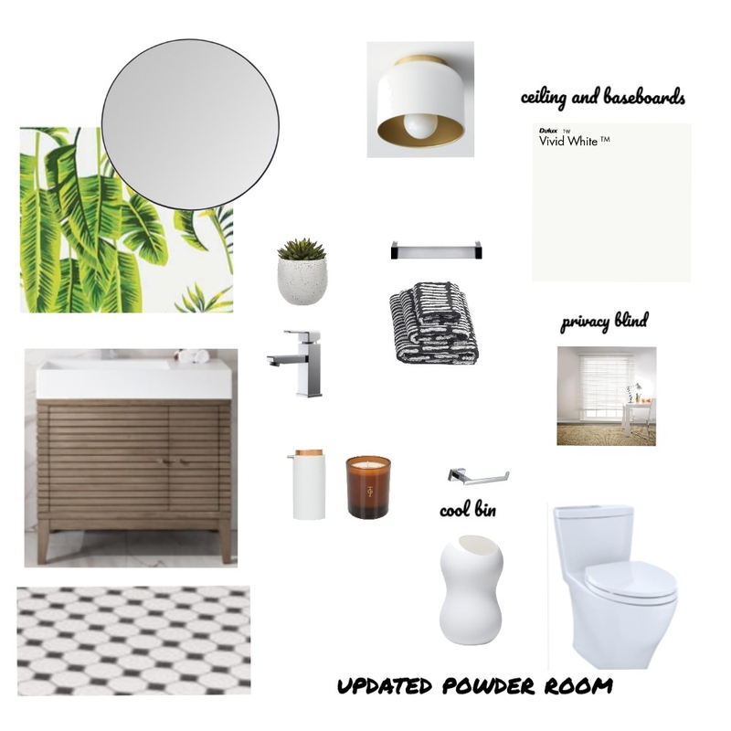 Powder Room Mood Board by pmccallan0 on Style Sourcebook