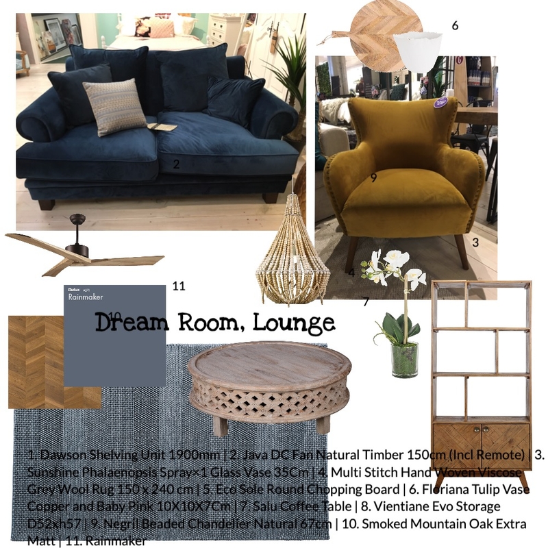Lounge Dream Mood Board by sallyjones on Style Sourcebook