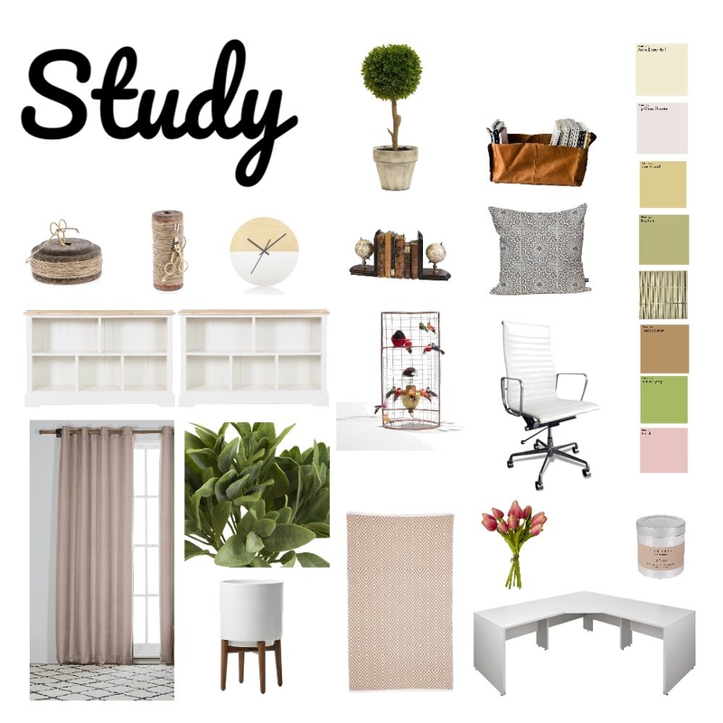 Study Room Mood Board by Safa on Style Sourcebook