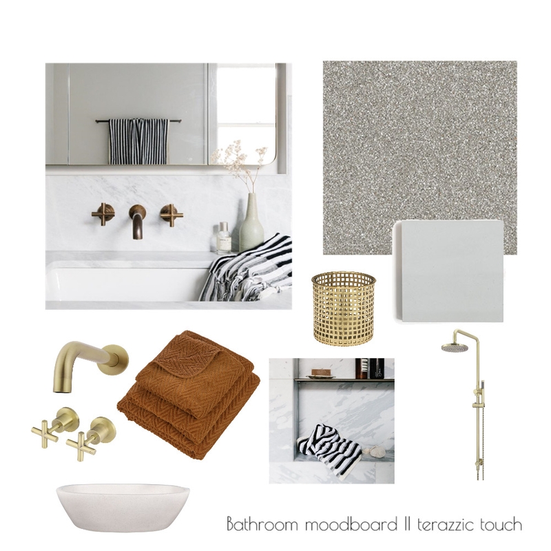 Terrazic bathroom Mood Board by Mkinteriorstyling@gmail.com on Style Sourcebook