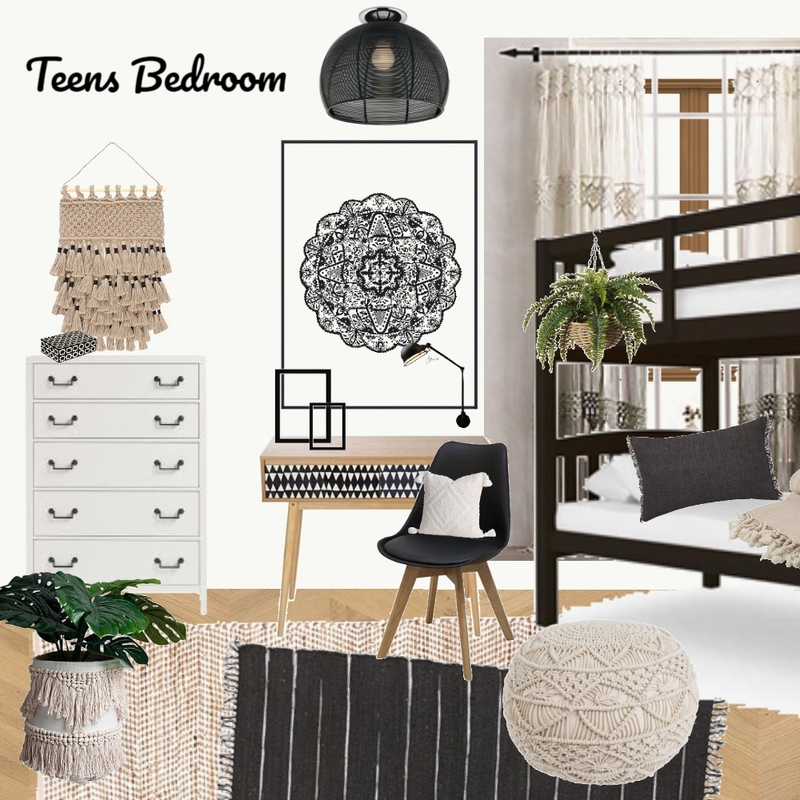 Teen's Bedroom Mood Board by Eifah on Style Sourcebook