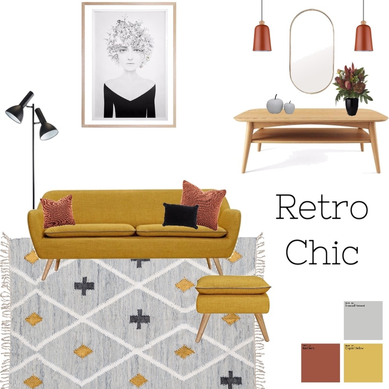retro chic Mood Board by imogenmanning on Style Sourcebook