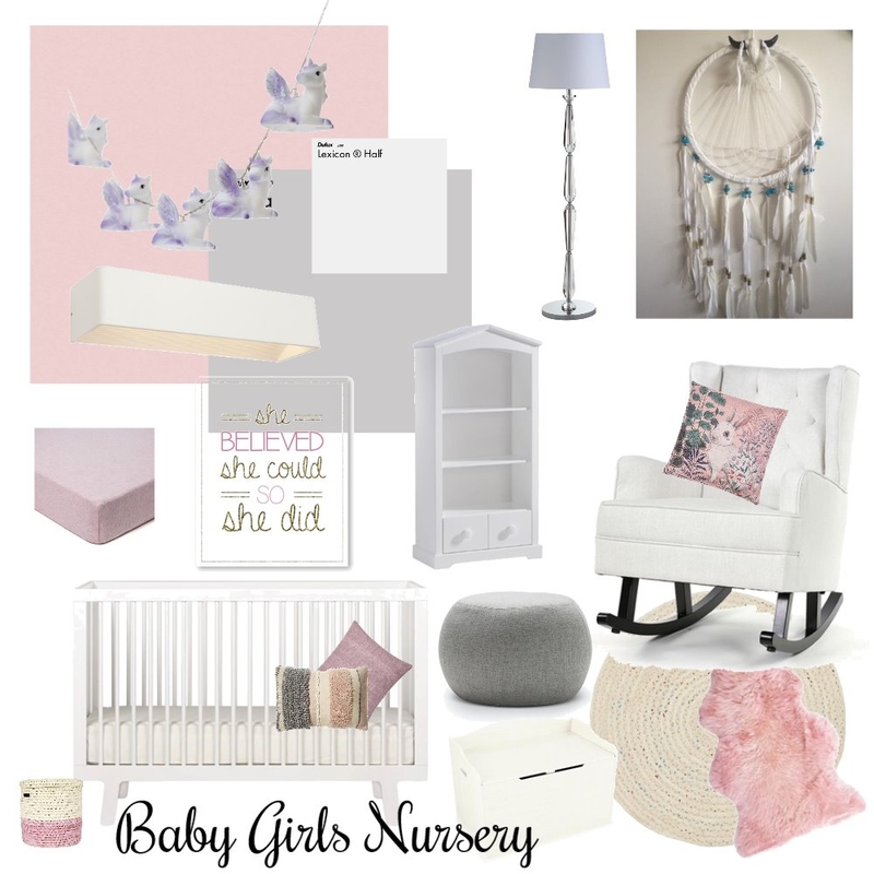 Baby girls Nursery Mood Board by melindadunn on Style Sourcebook