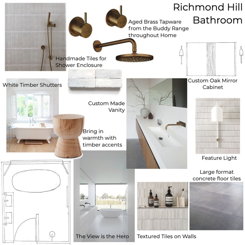 Richmond Hill Bathroom Mood Board by AbbieHerniman on Style Sourcebook