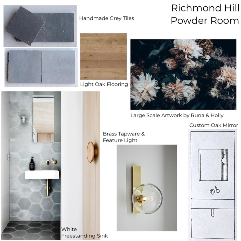 Richmond Hill Powder Room Mood Board by AbbieHerniman on Style Sourcebook