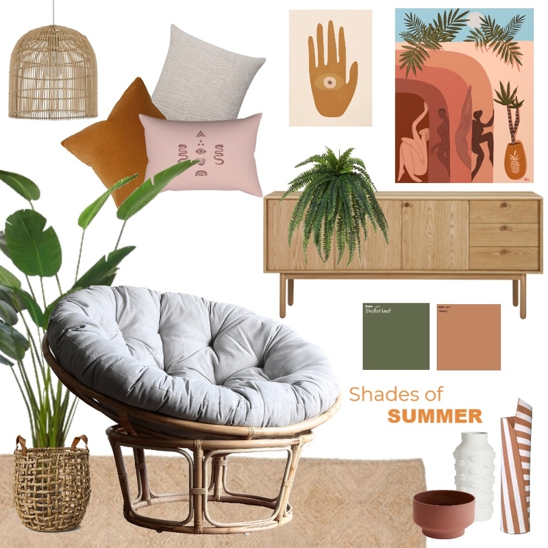 Shades of Summer Mood Board by Ballantyne Home on Style Sourcebook