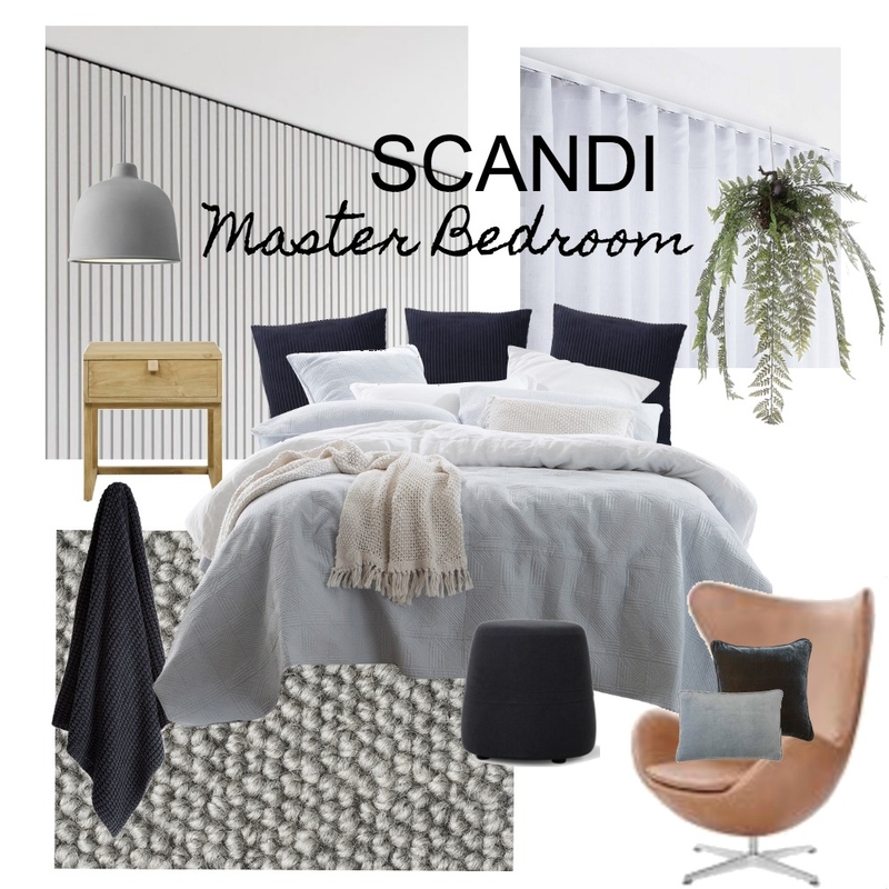 Scandi Master Bedroom Mood Board by Zephyr + Stone on Style Sourcebook