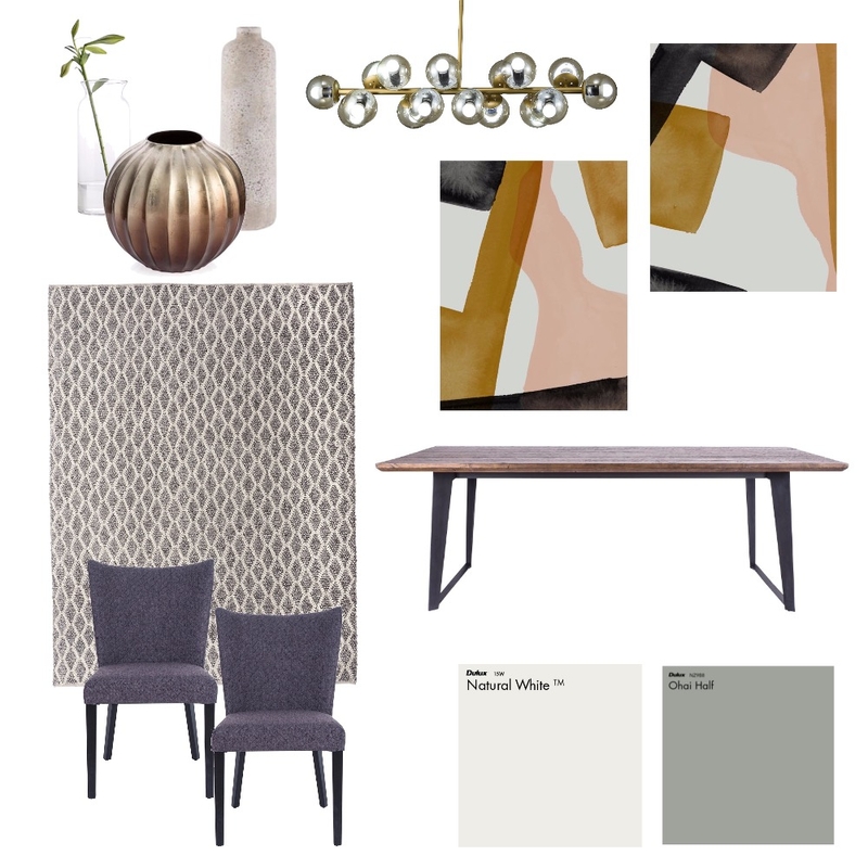 Moody Dining Mood Board by clairetrigg on Style Sourcebook