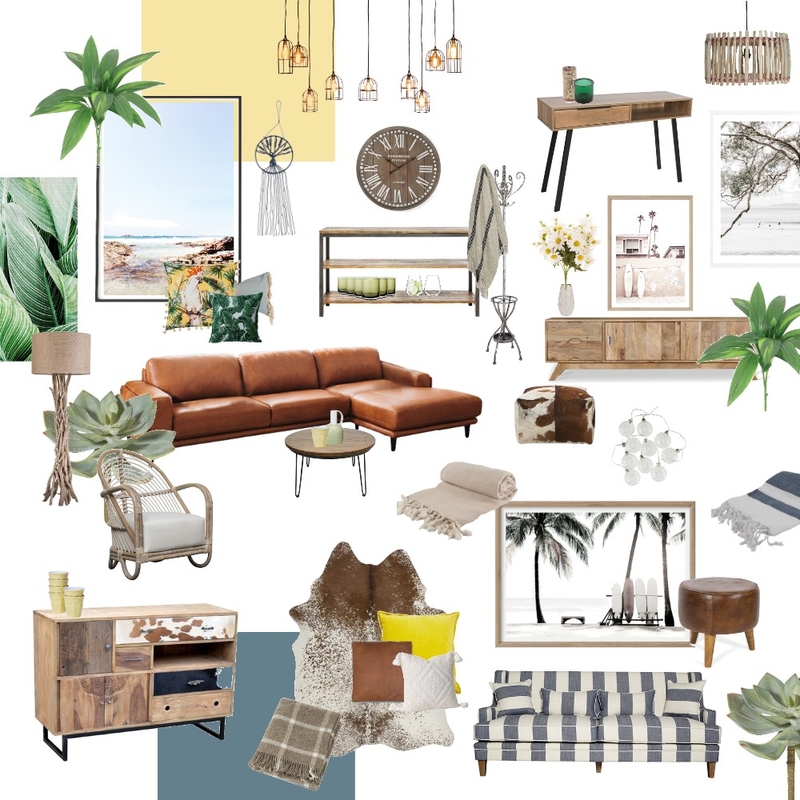 Beachy Living Room Mood Board by georgiepie on Style Sourcebook