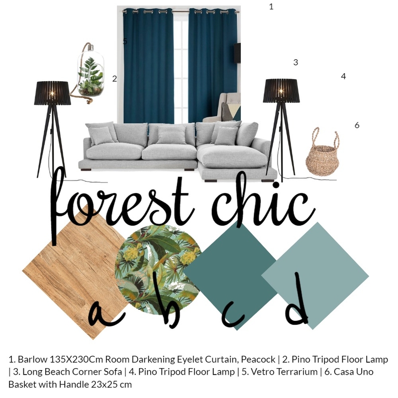 Forset Chic Mood Board by Leandie Prins on Style Sourcebook