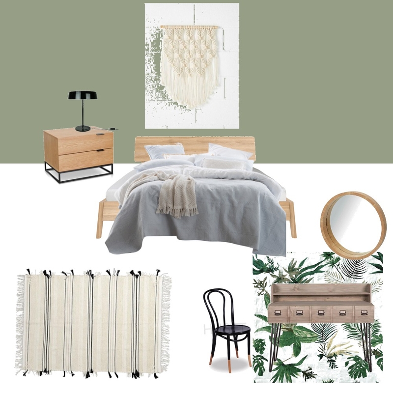 naan project - main bedroom Mood Board by HillaBlumenfeld on Style Sourcebook
