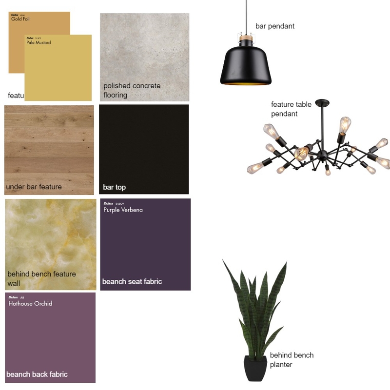 Purple &amp; Mustard Mood Board by FrankstonBrewhouse on Style Sourcebook