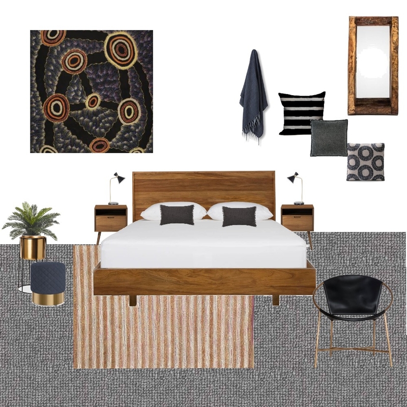 artlovers industrial bedroom Mood Board by Simplestyling on Style Sourcebook