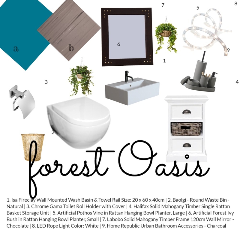 Forest Oasis Mood Board by Leandie Prins on Style Sourcebook