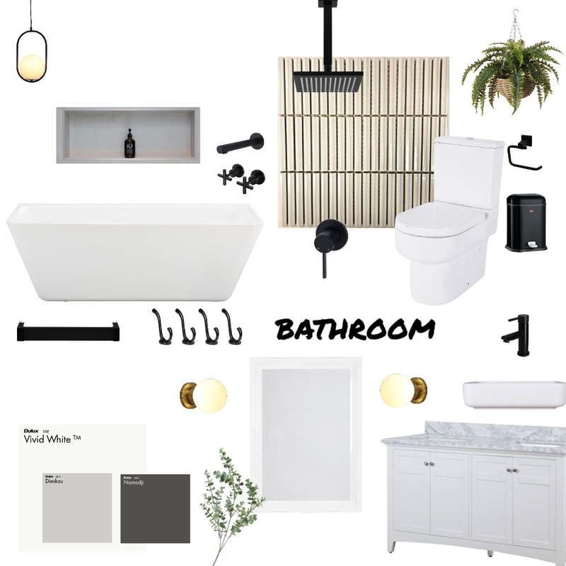 fitzroy bathroom Mood Board by KUTATA Interior Styling on Style Sourcebook