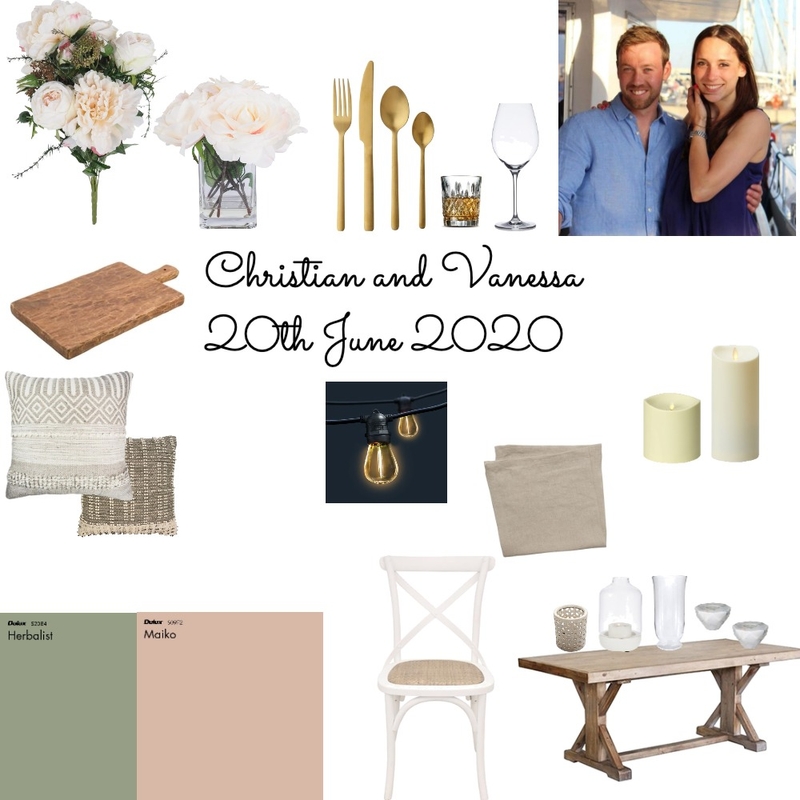 Christian and Vanessa Mood Board by antoniagraham on Style Sourcebook