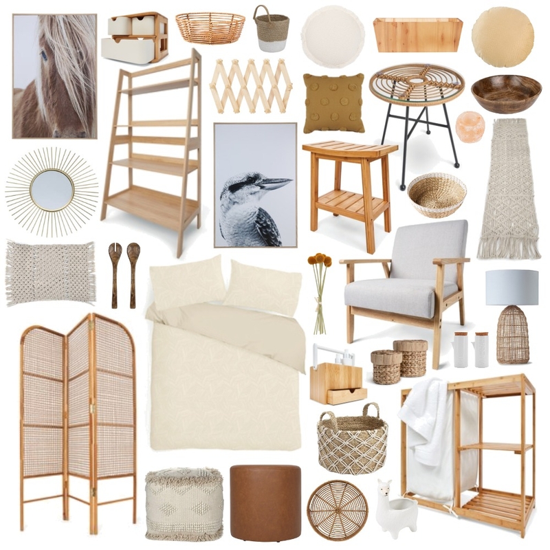 Natural kmart Mood Board by Thediydecorator on Style Sourcebook