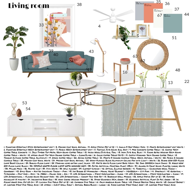 LIVING ROOM ASS 9 Mood Board by lyndee on Style Sourcebook