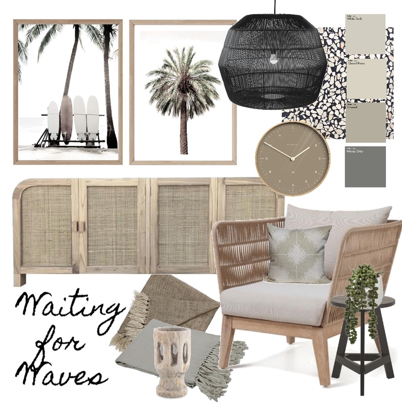 Boho art comp 4 Mood Board by Oleander & Finch Interiors on Style Sourcebook