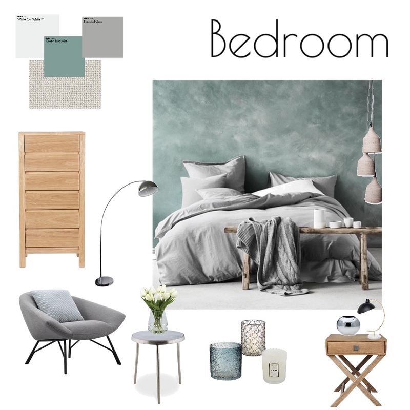 Mod Dezign Bedroom Mood Board by MODDEZIGN on Style Sourcebook