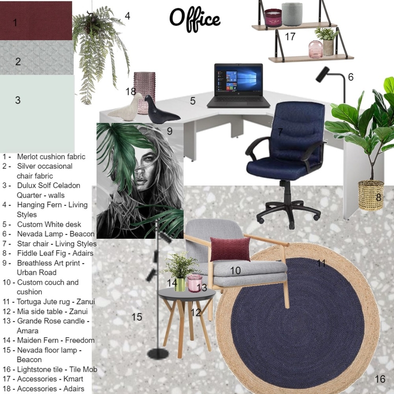 Office Mood Board by Kellieweston on Style Sourcebook