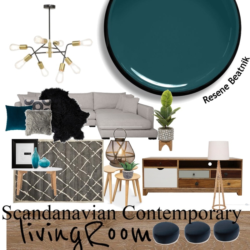 Scandanavian Livingroom Mood Board by JennyMynhardt on Style Sourcebook