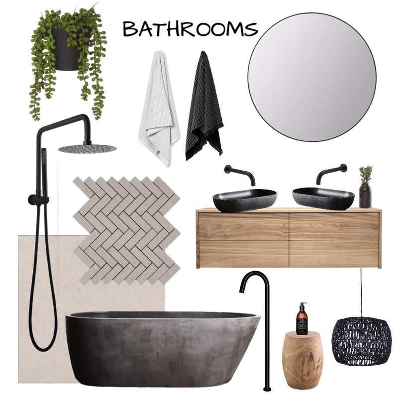 Final Bathrooms and Ensuite Mood Board by Ktemly on Style Sourcebook