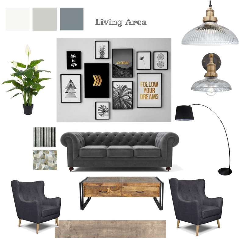 Living Area Mood Board by beckylevers on Style Sourcebook