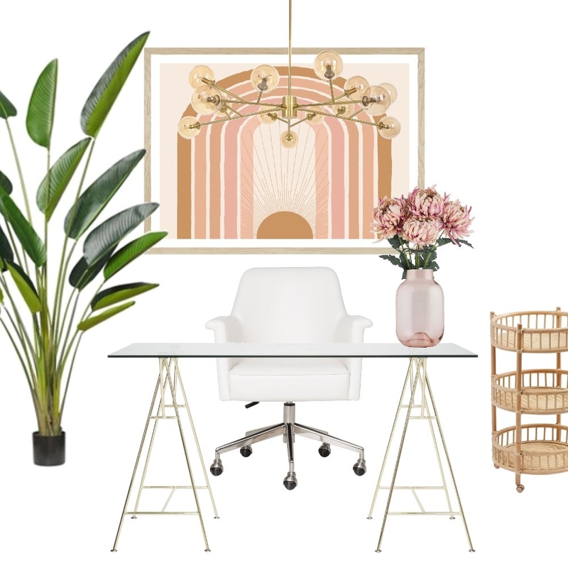 Boho Chic Office Mood Board by becurated on Style Sourcebook