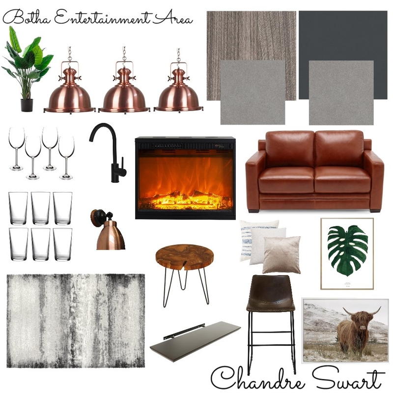 Modern entertainment area Mood Board by ChandreSwart on Style Sourcebook
