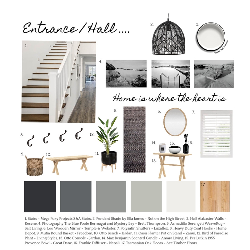 Entrance / Hall Mood Board by lmg interior + design on Style Sourcebook