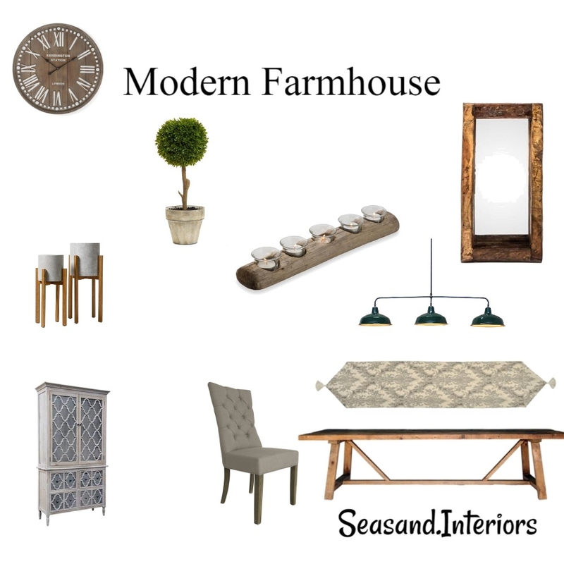Modern Farmhouse Mood Board by Seasand.interiors on Style Sourcebook