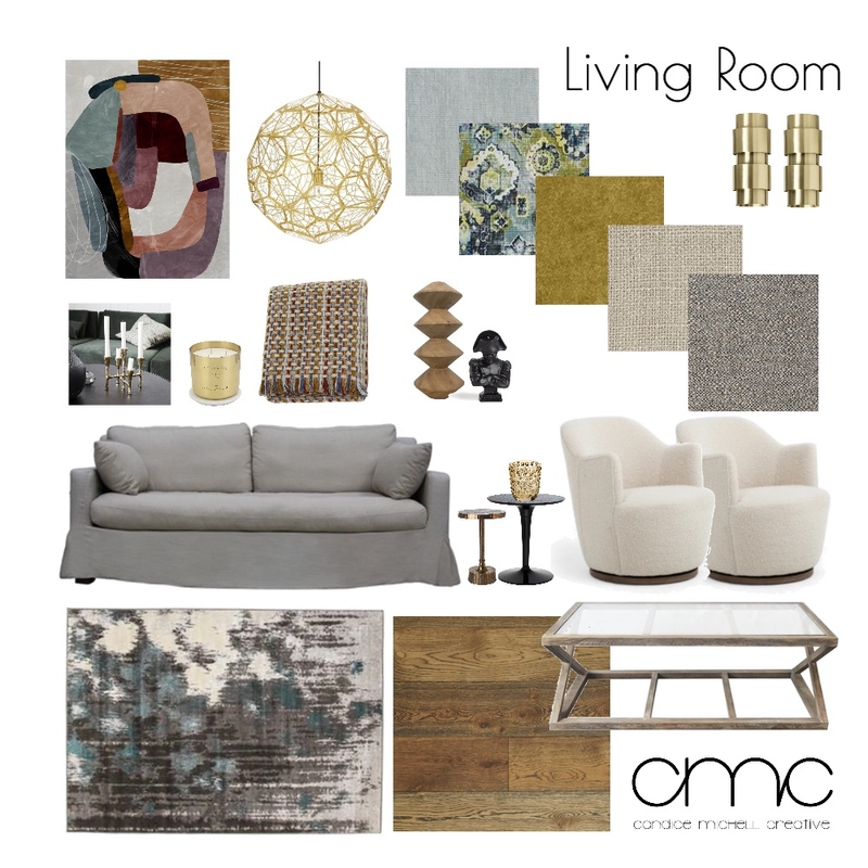 IDI Living Room Mood Board by Candice Michell Creative on Style Sourcebook