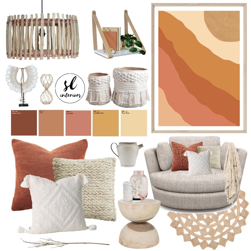Sunset Living Mood Board by Shannah Lea Interiors on Style Sourcebook