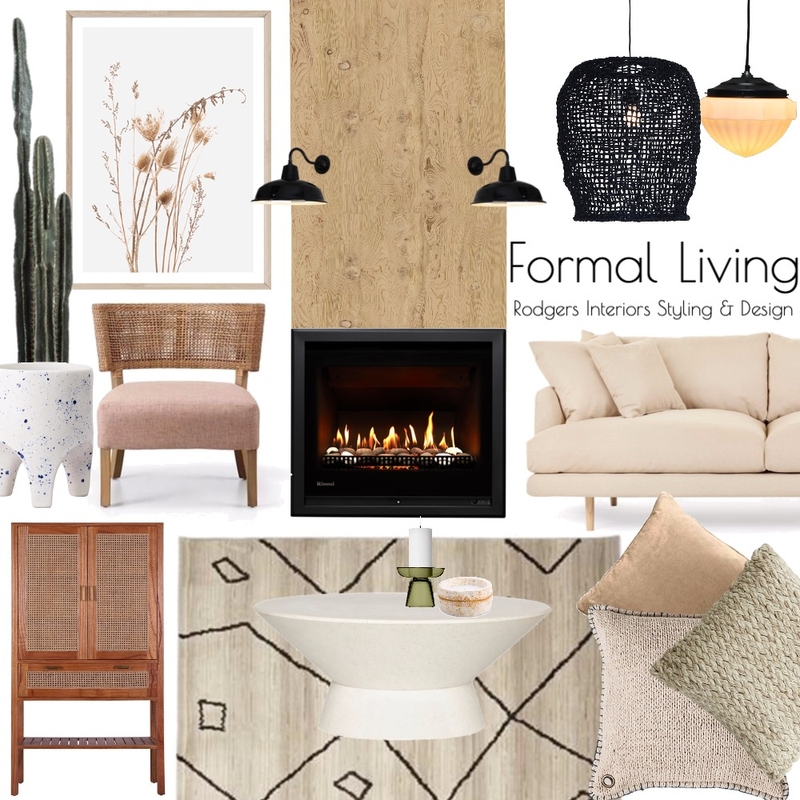 Formal Living Mood Board by Rodgers Interiors Styling & Design on Style Sourcebook