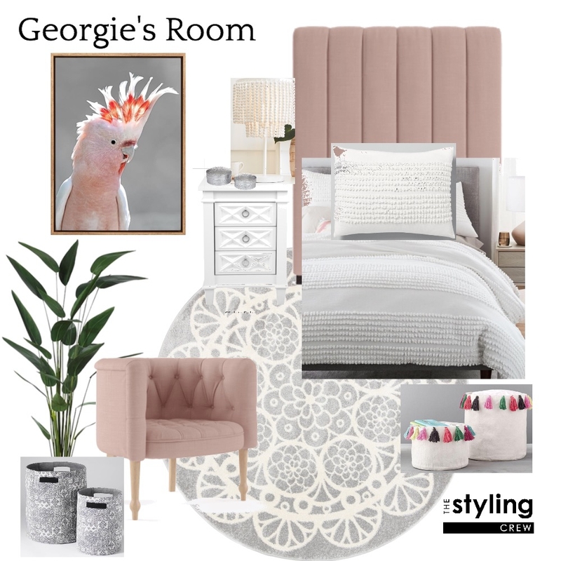 Georgie's Bedroom Moodboard Mood Board by JodiG on Style Sourcebook