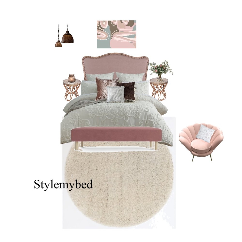 Luxe &amp; Abstract Mood Board by stylemybed on Style Sourcebook