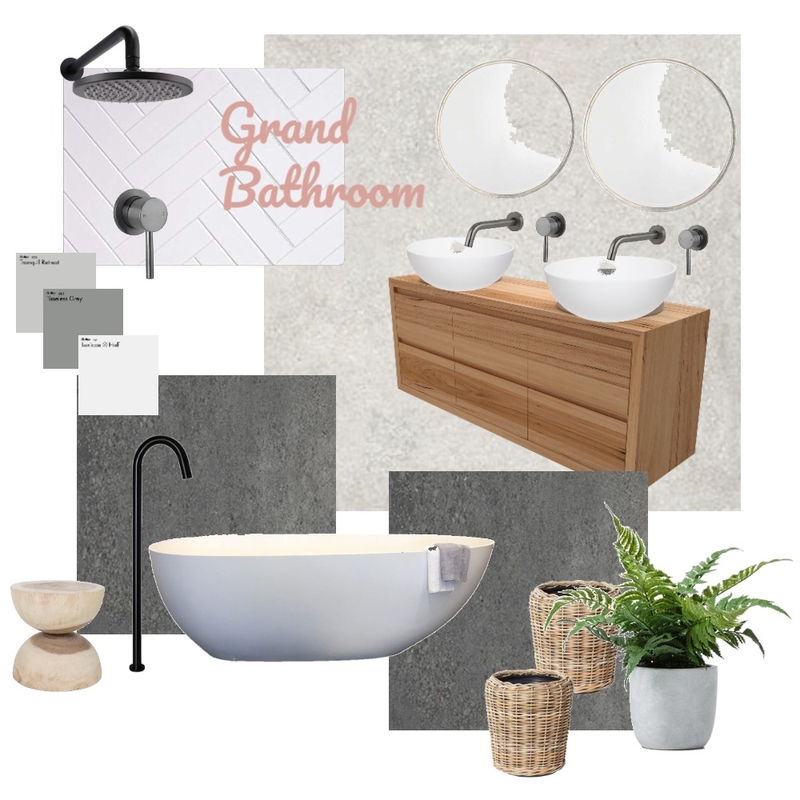 Grand Bathroom Mood Board by Galit &amp; Leah Just in place on Style Sourcebook