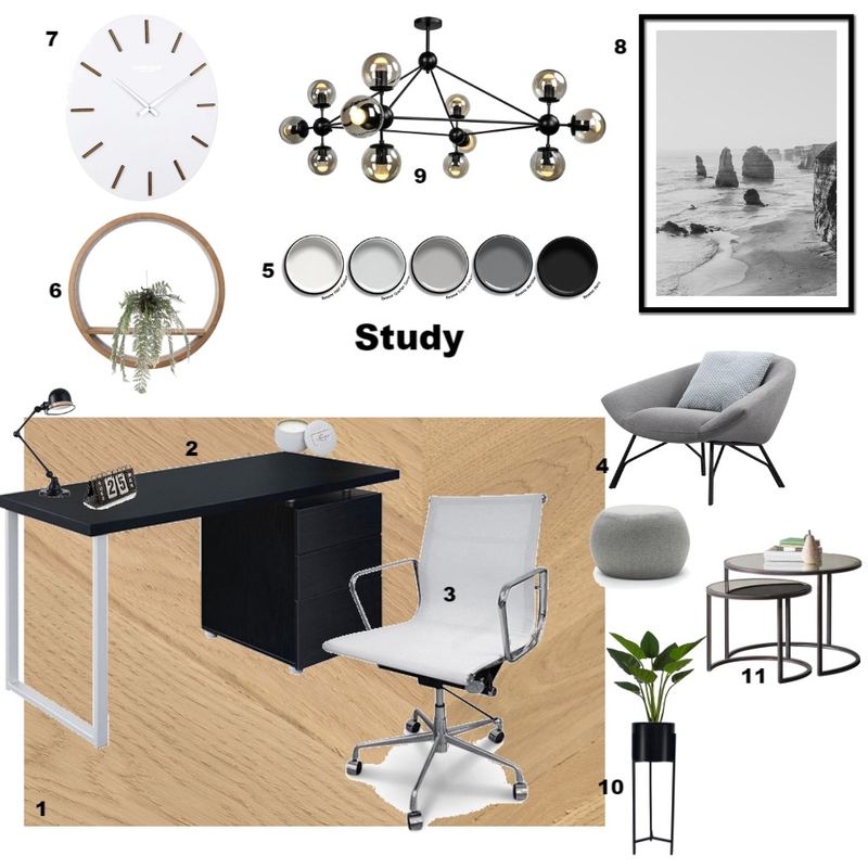 Study Mood Board by laurelle on Style Sourcebook