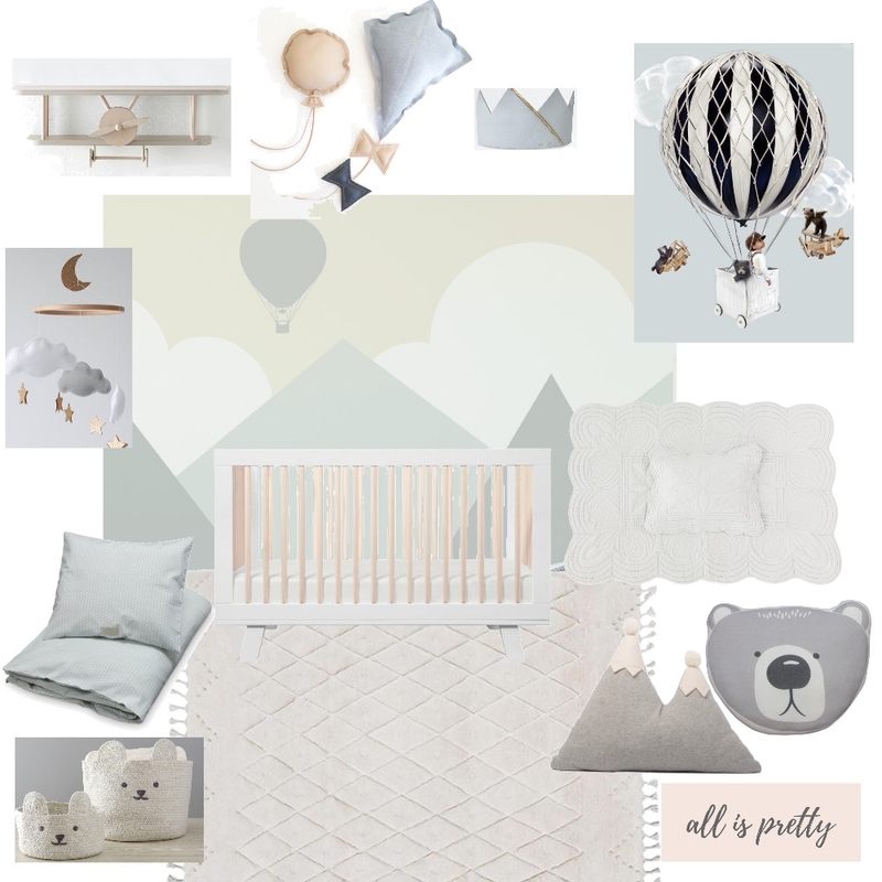 Jared baby nursery Mood Board by Kristina on Style Sourcebook