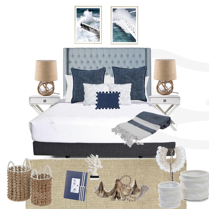 Coastal Bedroom Mood Board Mood Board by My Interior Stylist on Style Sourcebook