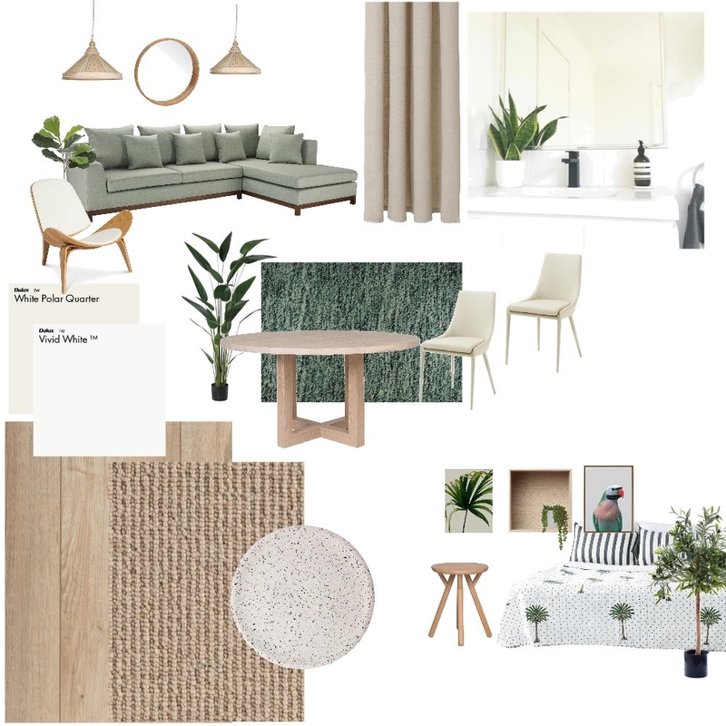 Serene Green Mood Board by Sidehustleprojects on Style Sourcebook