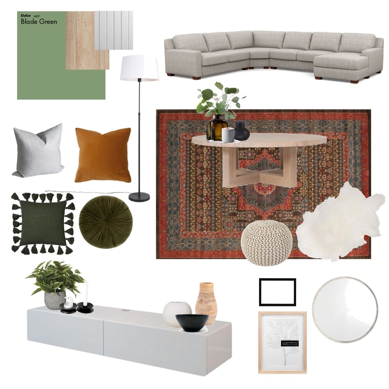 A3 Cool to Warm Mood Board by VickyW on Style Sourcebook